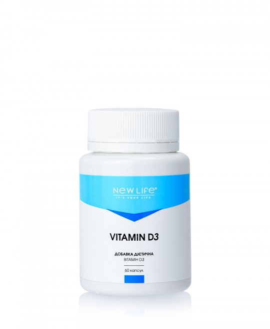 Vitamin d3 вітамін d3 60 капсул у баночці - фото